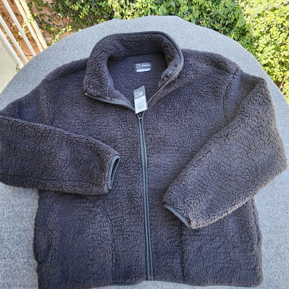 Original Use Black Sherpa Fleece Jacket
